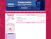 Tablet Screenshot of gazeta-twist.blogi.twist.pl